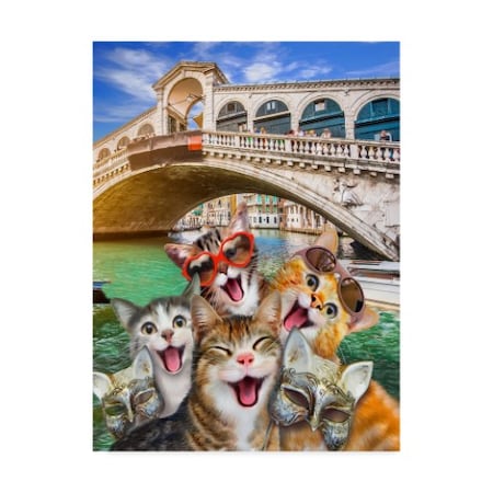 Howard Robinson 'Kitty Bridge' Canvas Art,18x24